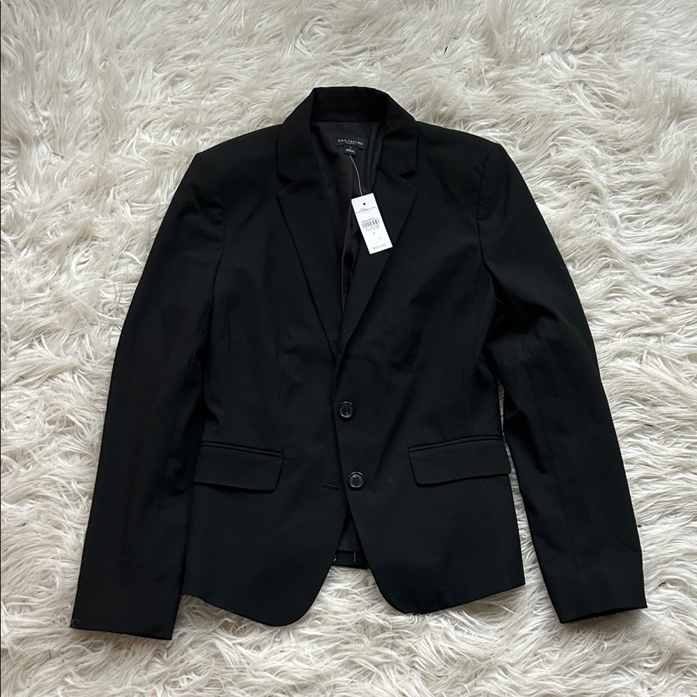 Ann Taylor Factory Elegant Black Blazer
